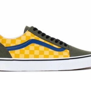 Men's Vans Classic Old Skool OTW Rally SZ 12 Checker Deep Green VN0A4BV5VZN